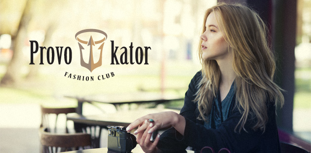 Логотип клуба модного и стильного шопинга «Provokator Логотип клуба модного и стильного шопинга «Provokator